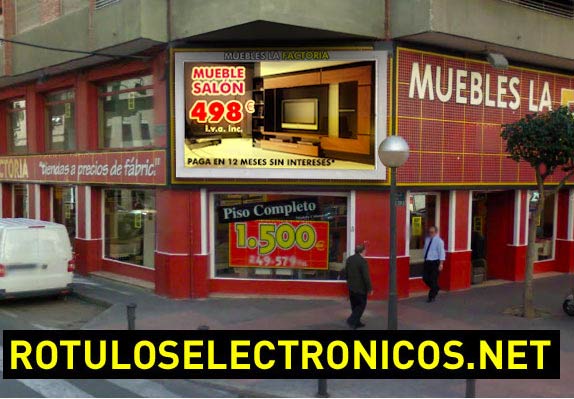 Las pantallas gigantes de leds tricolor son perfectas para atraer la atenci�n y realizar espectaculares acciones de autopromoci�n.