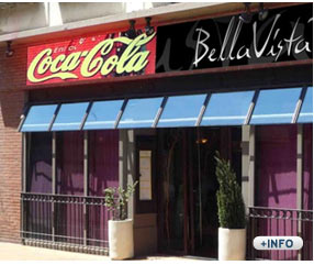 Ejemplo de instalaci�n de r�tulos comerciales de leds en un restaurante.