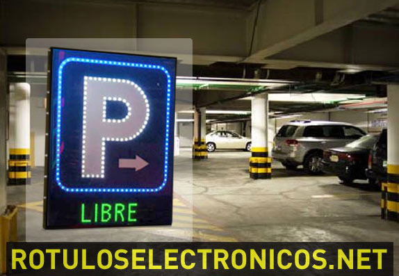 Banderolas de leds para parking