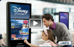 Carteler&iacute;a digital publicitaria con pantalla t&aacute;ctil