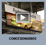 Simulaci�n de instalaci�n de R�tulos comerciales de leds en un concesionario.