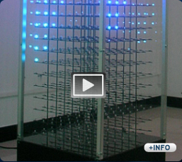 Cubos de led 3d para decoraci&oacute;n