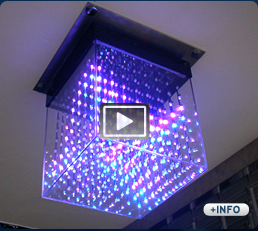 Cubos de led 3d para decoraci&oacute;n