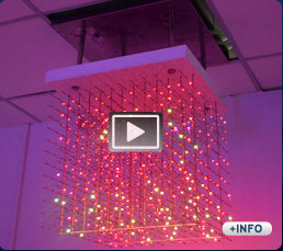 Cubos de led 3d para decoraci&oacute;n