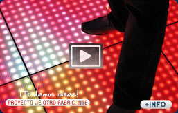 Suelos de leds para discotecas, salas de fiestas y pubs.