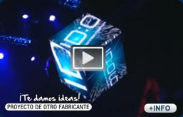 Cubos de leds para la decoraci�n de discotecas.
