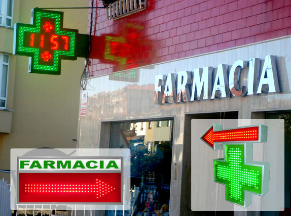 Flechas de leds para se&ntilde;alizaci&oacute;n y localizaci&oacute;n de establecimientos