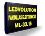 Cartel luminoso de leds multilinea (3 lineas)