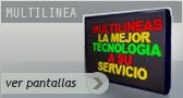 Cartel luminoso de leds multilinea