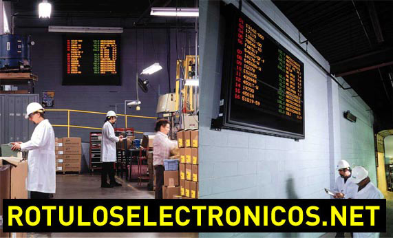 Pantallas informativas multil�nea para la industria