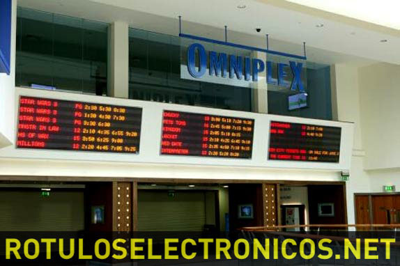 pantallas multilinea de leds 8 lineas