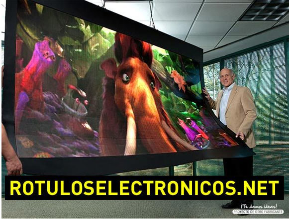 Pantallas de leds flexibles para publicidad y eventos. Pantallas de leds flexibles para publicidad y eventos.