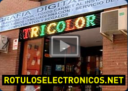 Pantallas alfanum�ricas tricolor con leds de alto brillo para exterior e interior