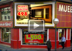 Pantallas modulares gigantes de leds tricolor para aplicaciones gr�ficas y publicitarias
