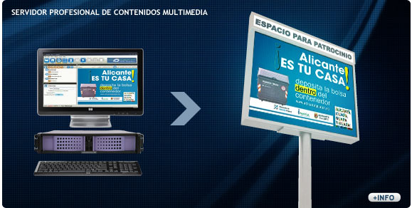 Ordenador de control para pantallas de leds