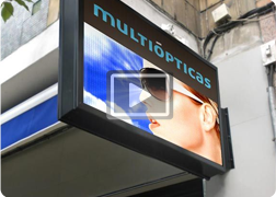 R�tulos de leds para comercios, banderolas de leds y banners fullcolor y tricolor.