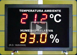 Contadores de producci�n e indicadores de temperatura y humedad para el sector industrial y servicios