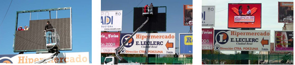 Instalaci�n y precios de vallas publicitarias de leds