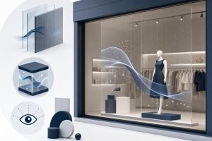 pantalla LED transparente escaparate | RotulosElectronicos.NET