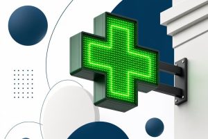 cartel de farmacia luminoso | RotulosElectronicos.NET